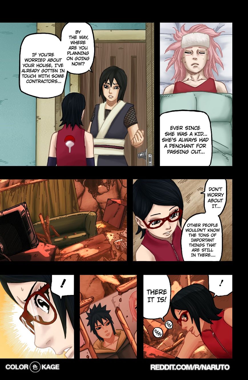 Naruto Gaiden: The Seventh Hokage Chapter 1.1 page 22 - Chapter 1.1 : Uchiha Sarada(Full Color Version)