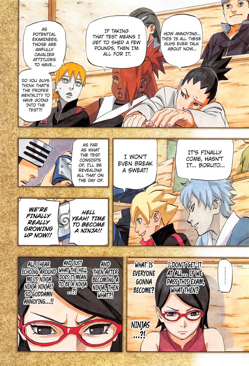Naruto Gaiden: The Seventh Hokage Chapter 1.1 page 5 - Chapter 1.1 : Uchiha Sarada(Full Color Version)