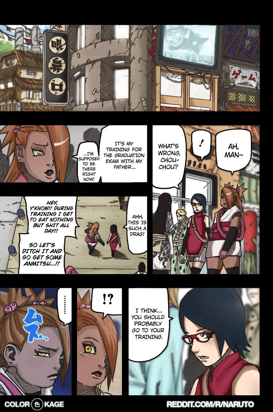 Naruto Gaiden: The Seventh Hokage Chapter 1.1 page 6 - Chapter 1.1 : Uchiha Sarada(Full Color Version)