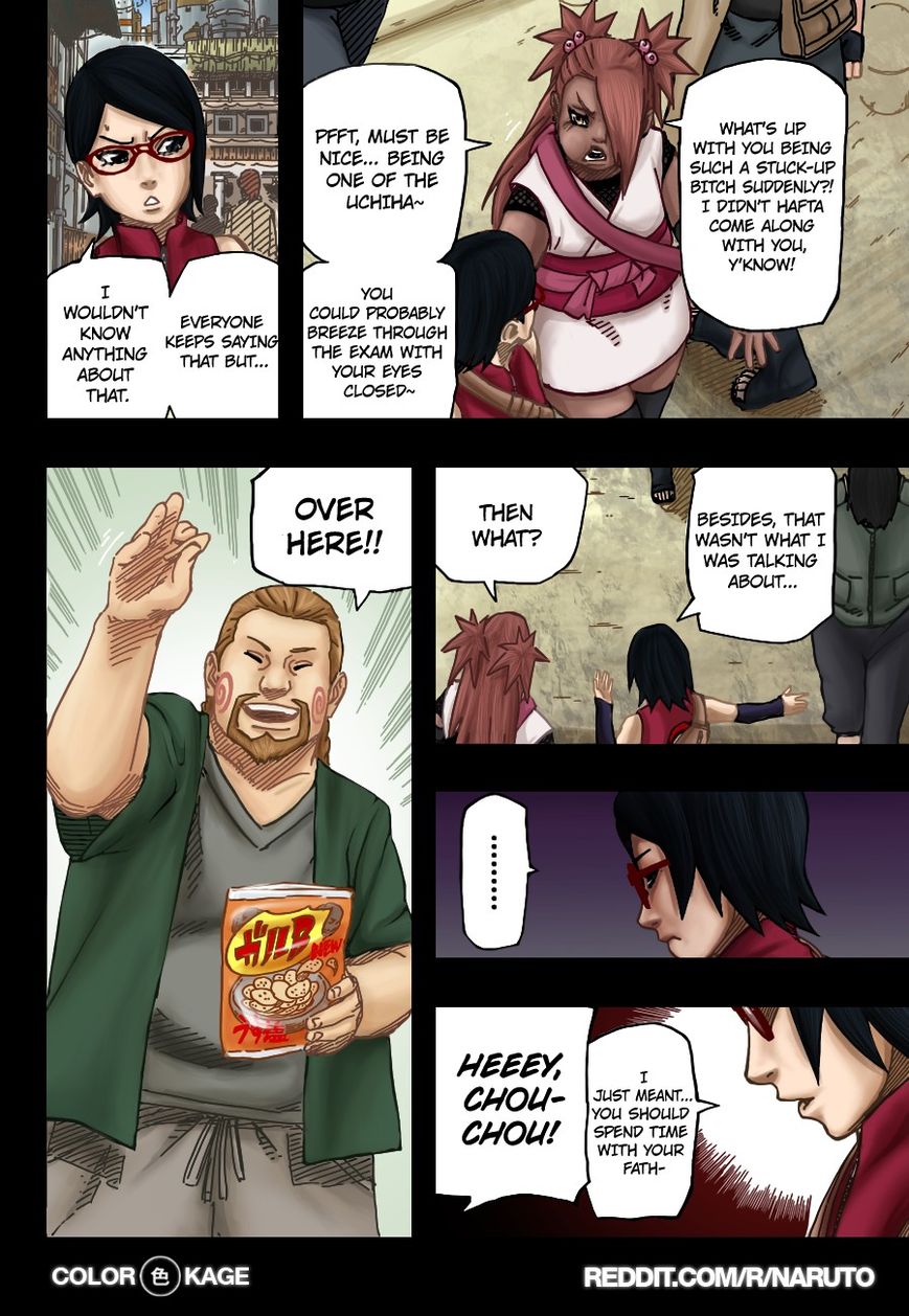 Naruto Gaiden: The Seventh Hokage Chapter 1.1 page 7 - Chapter 1.1 : Uchiha Sarada(Full Color Version)