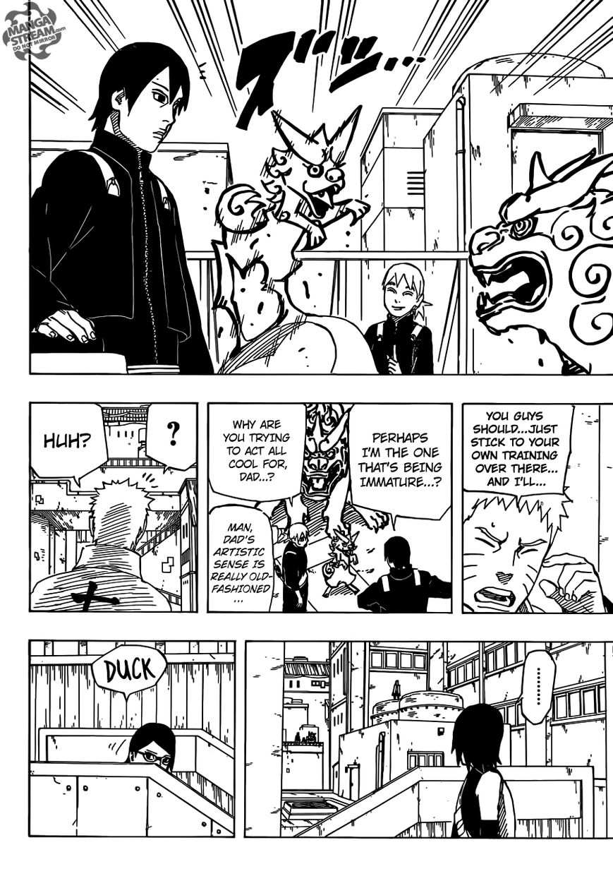 Naruto Gaiden: The Seventh Hokage Chapter 1 page 12 - Chapter 1 : Uchiha Sarada