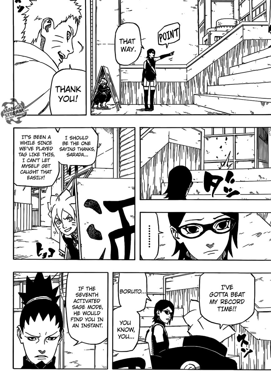 Naruto Gaiden: The Seventh Hokage Chapter 1 page 14 - Chapter 1 : Uchiha Sarada