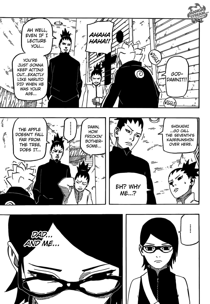 Naruto Gaiden: The Seventh Hokage Chapter 1 page 17 - Chapter 1 : Uchiha Sarada