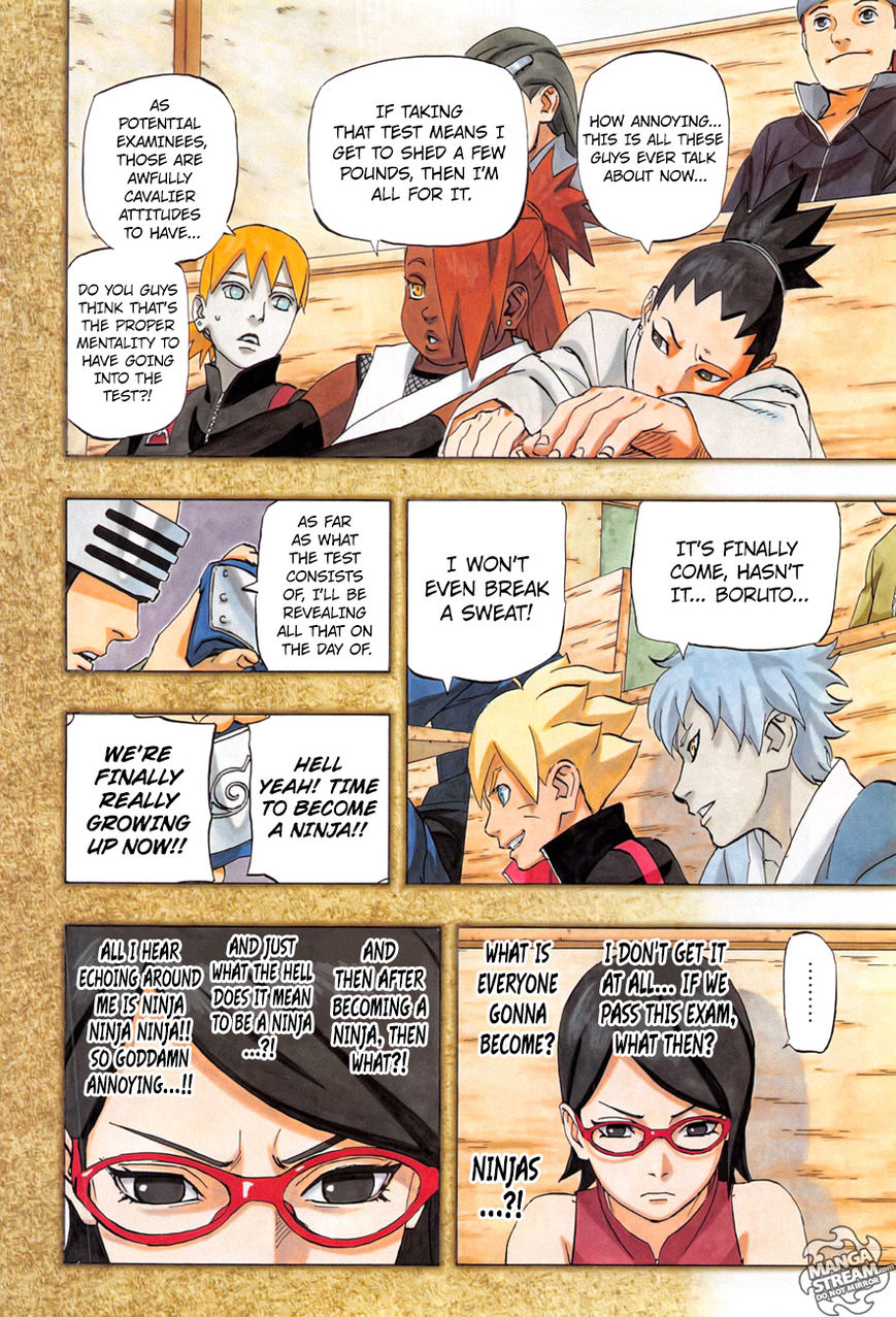 Naruto Gaiden: The Seventh Hokage Chapter 1 page 4 - Chapter 1 : Uchiha Sarada