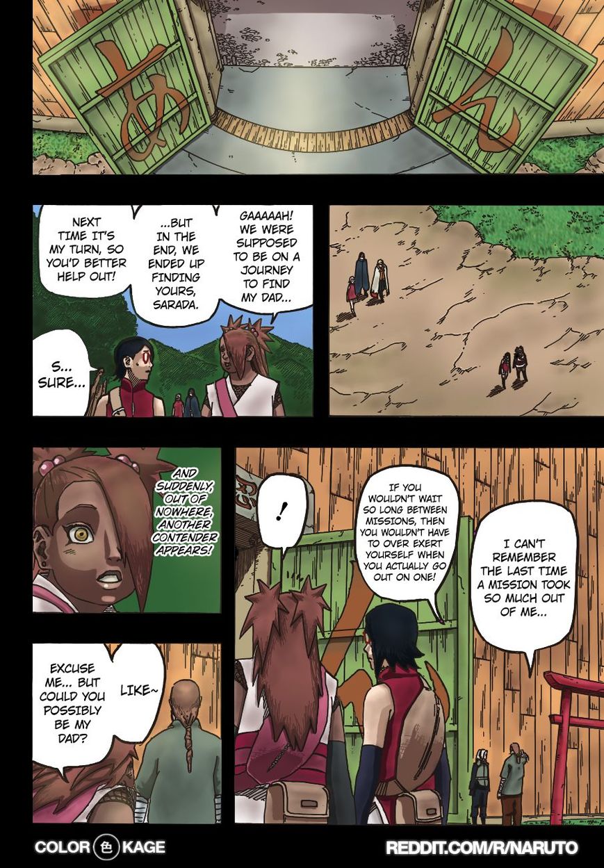 Naruto Gaiden: The Seventh Hokage Chapter 10.1 page 12 - Chapter 10.1 : Projected Into These Eyes (Full Color Version)