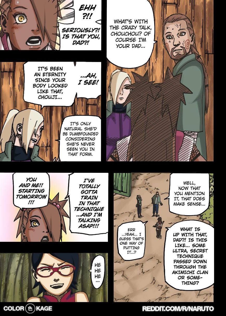 Naruto Gaiden: The Seventh Hokage Chapter 10.1 page 13 - Chapter 10.1 : Projected Into These Eyes (Full Color Version)