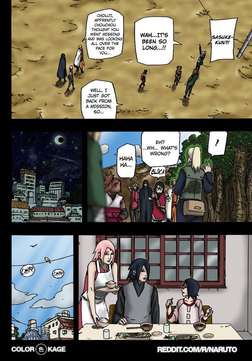 Naruto Gaiden: The Seventh Hokage Chapter 10.1 page 14 - Chapter 10.1 : Projected Into These Eyes (Full Color Version)