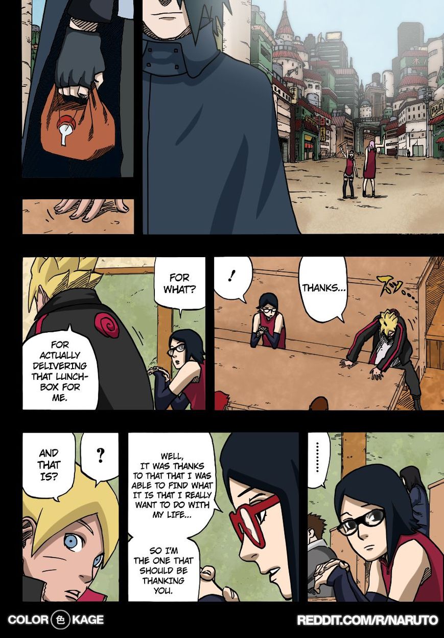 Naruto Gaiden: The Seventh Hokage Chapter 10.1 page 18 - Chapter 10.1 : Projected Into These Eyes (Full Color Version)