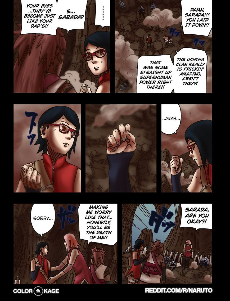 Naruto Gaiden: The Seventh Hokage Chapter 10.1 page 7 - Chapter 10.1 : Projected Into These Eyes (Full Color Version)