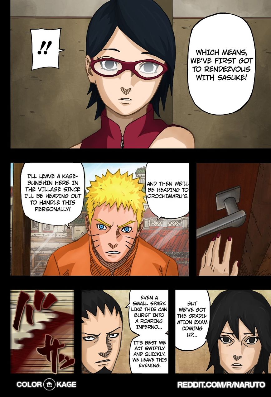 Naruto Gaiden: The Seventh Hokage Chapter 2.1 page 19 - Chapter 2.1 : The Boy With The Sharingan...!!(Full Color Version)