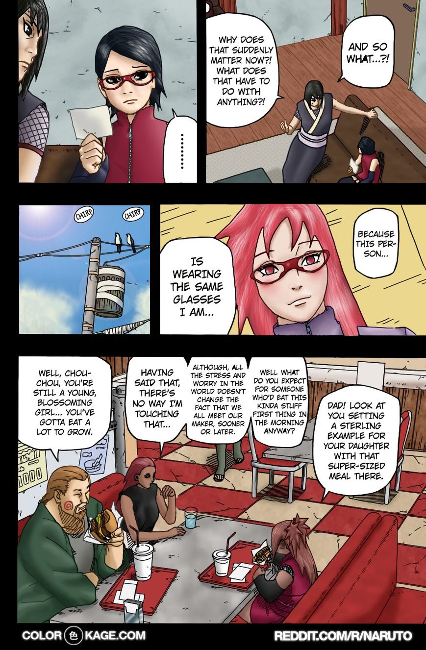 Naruto Gaiden: The Seventh Hokage Chapter 2.1 page 9 - Chapter 2.1 : The Boy With The Sharingan...!!(Full Color Version)