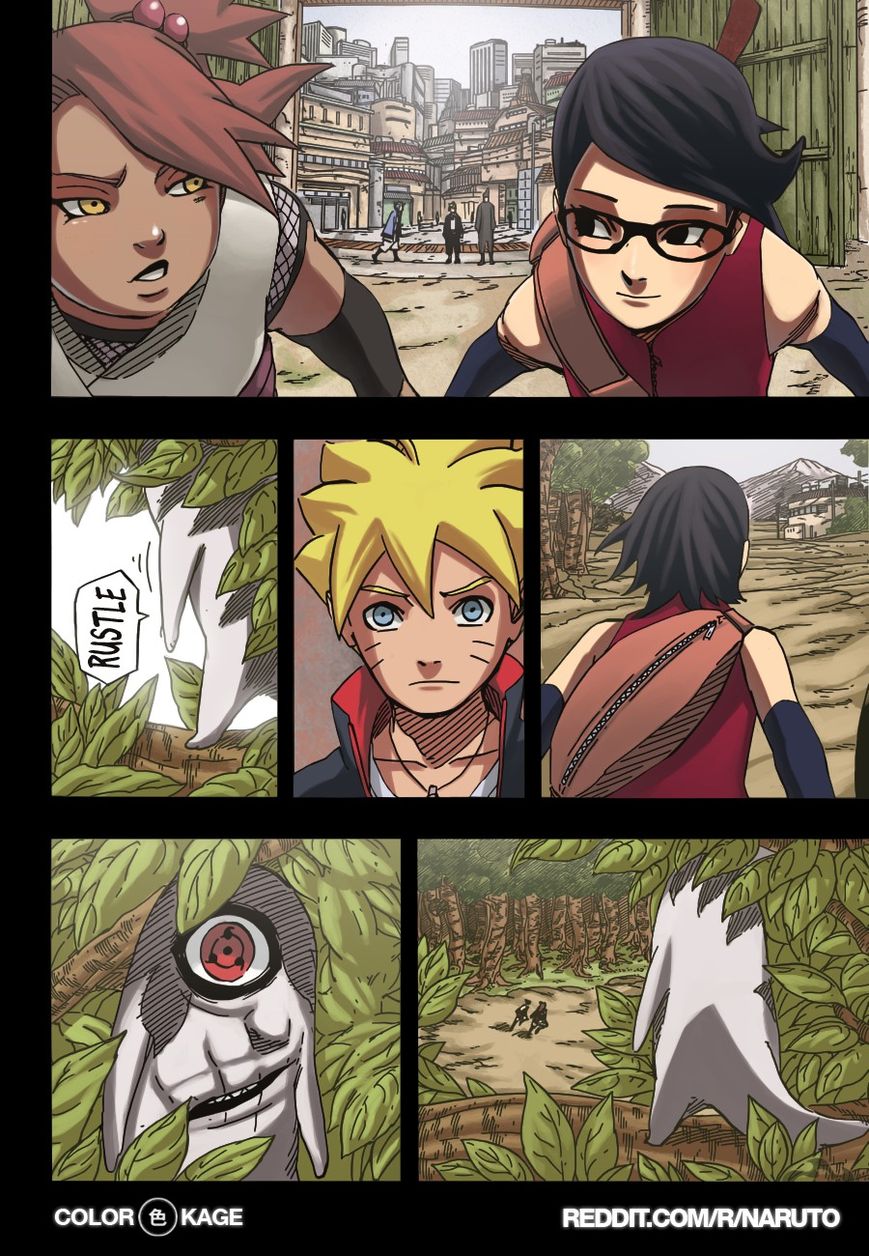 Naruto Gaiden: The Seventh Hokage Chapter 3.1 page 10 - Chapter 3.1 : Chance Meeting 1(Full Color Version)
