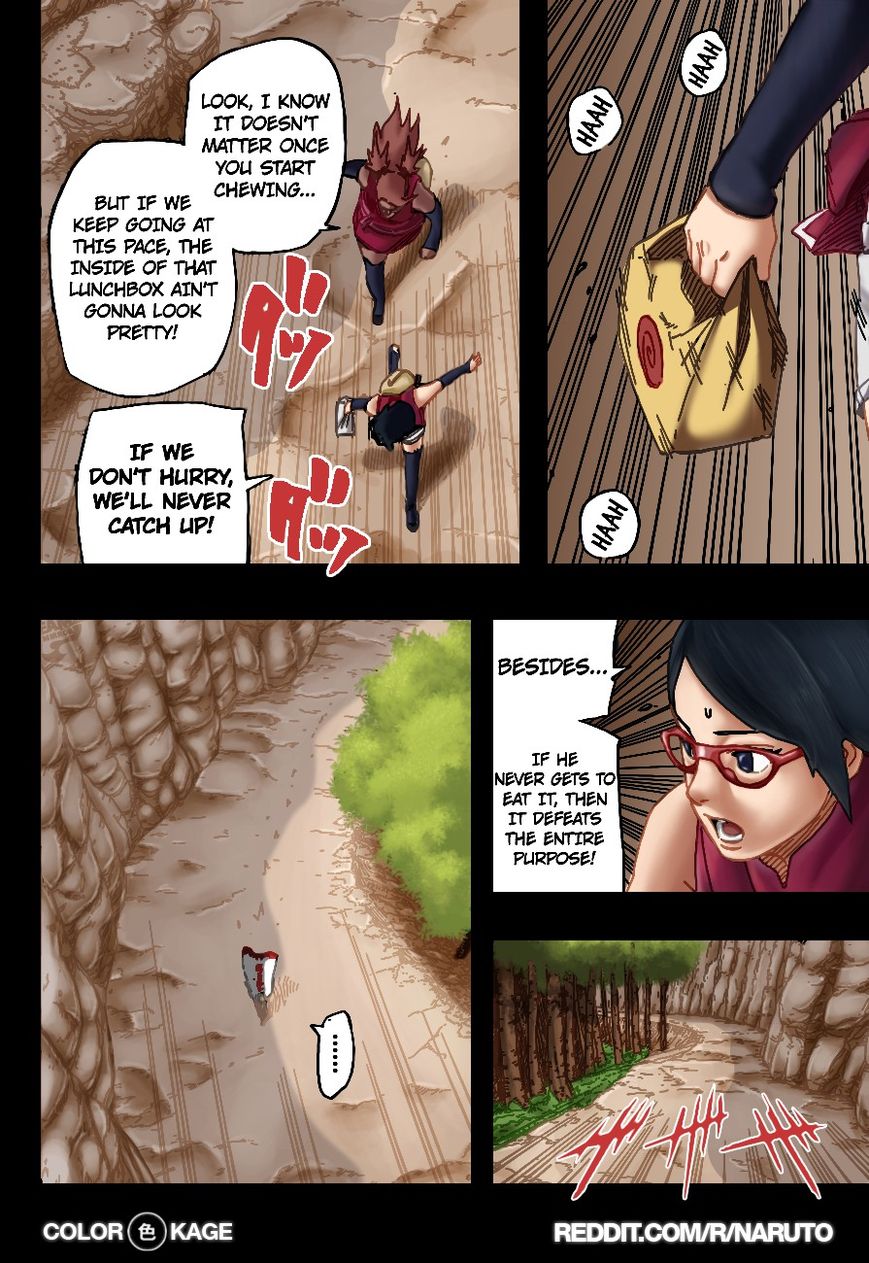 Naruto Gaiden: The Seventh Hokage Chapter 3.1 page 12 - Chapter 3.1 : Chance Meeting 1(Full Color Version)