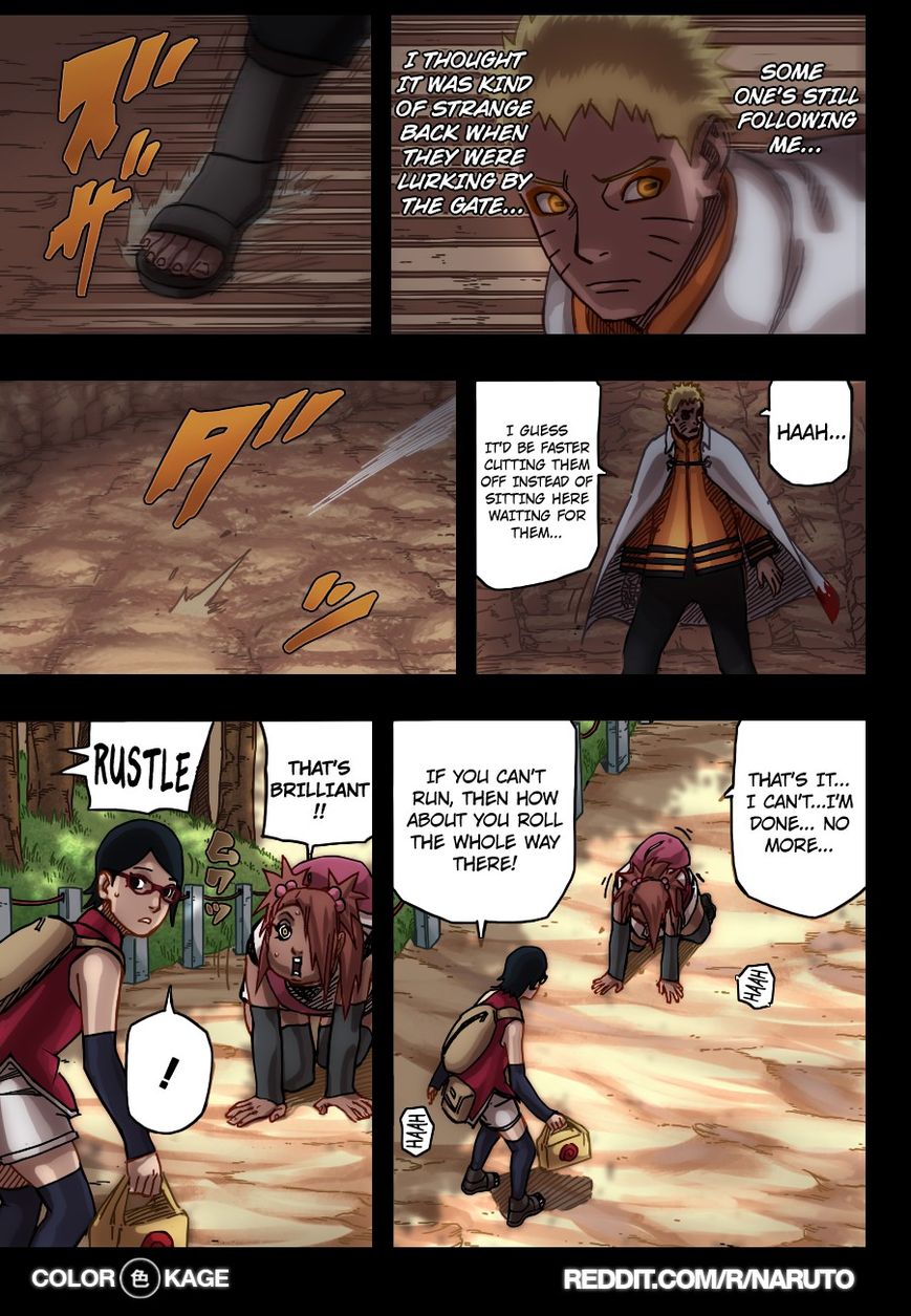 Naruto Gaiden: The Seventh Hokage Chapter 3.1 page 13 - Chapter 3.1 : Chance Meeting 1(Full Color Version)
