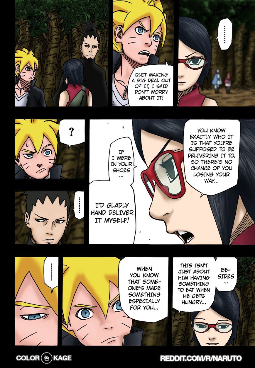 Naruto Gaiden: The Seventh Hokage Chapter 3.1 page 8 - Chapter 3.1 : Chance Meeting 1(Full Color Version)