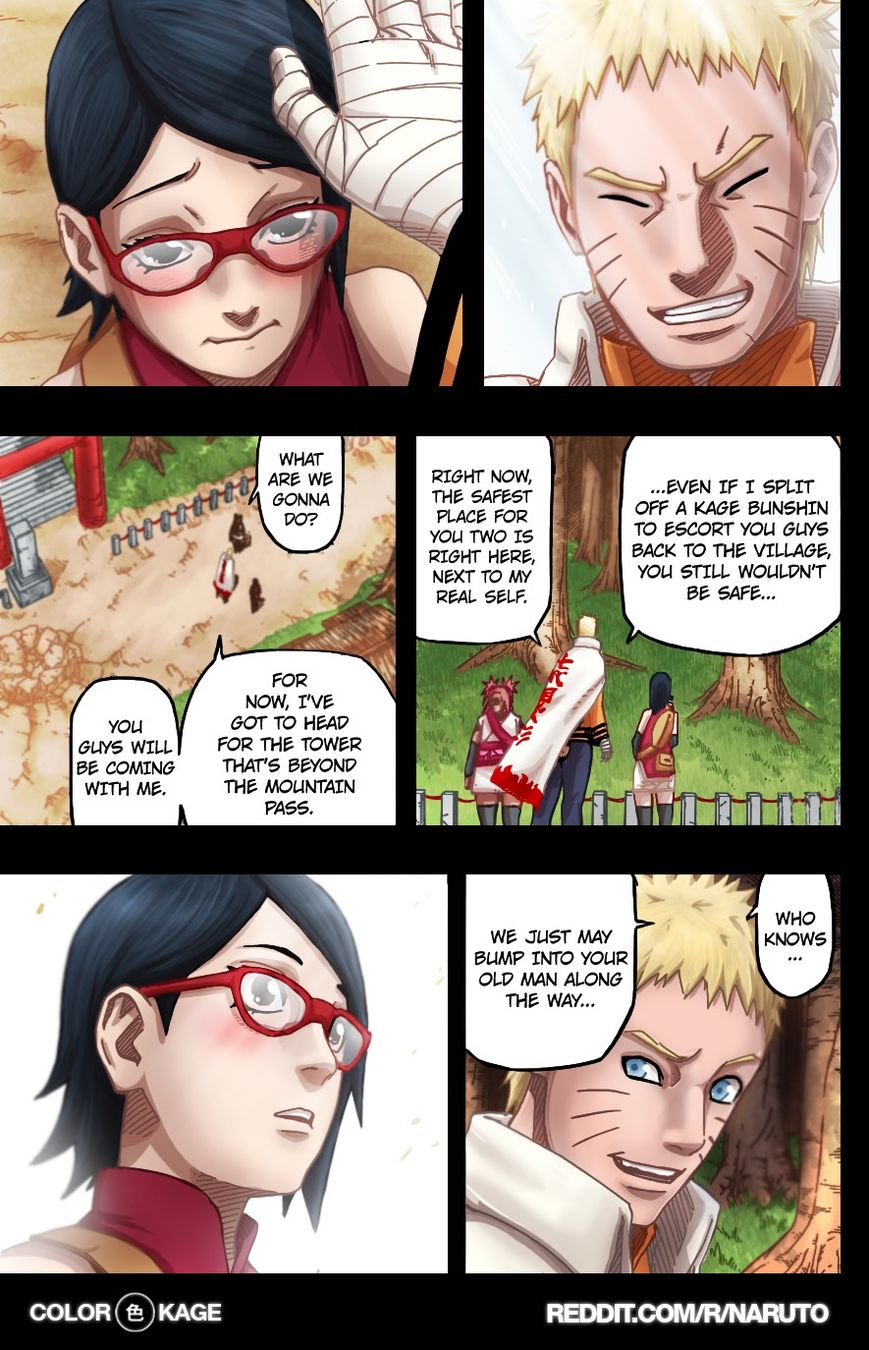 Naruto Gaiden: The Seventh Hokage Chapter 4.1 page 10 - Chapter 4.1 : Chance Meeting 2 (Full Color Version)