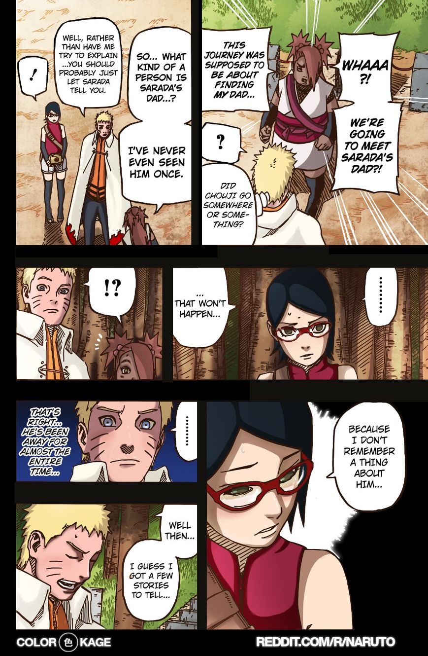 Naruto Gaiden: The Seventh Hokage Chapter 4.1 page 11 - Chapter 4.1 : Chance Meeting 2 (Full Color Version)
