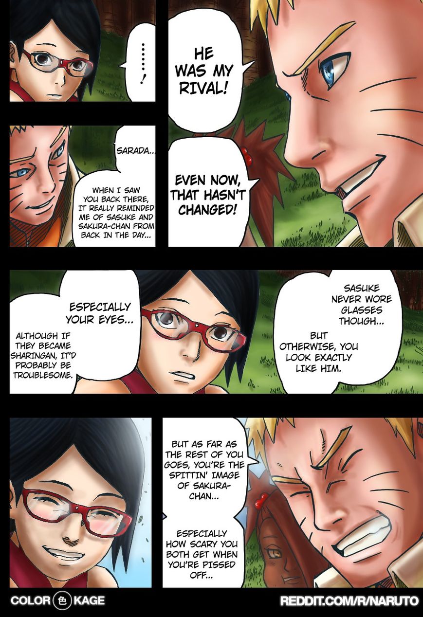 Naruto Gaiden: The Seventh Hokage Chapter 4.1 page 15 - Chapter 4.1 : Chance Meeting 2 (Full Color Version)
