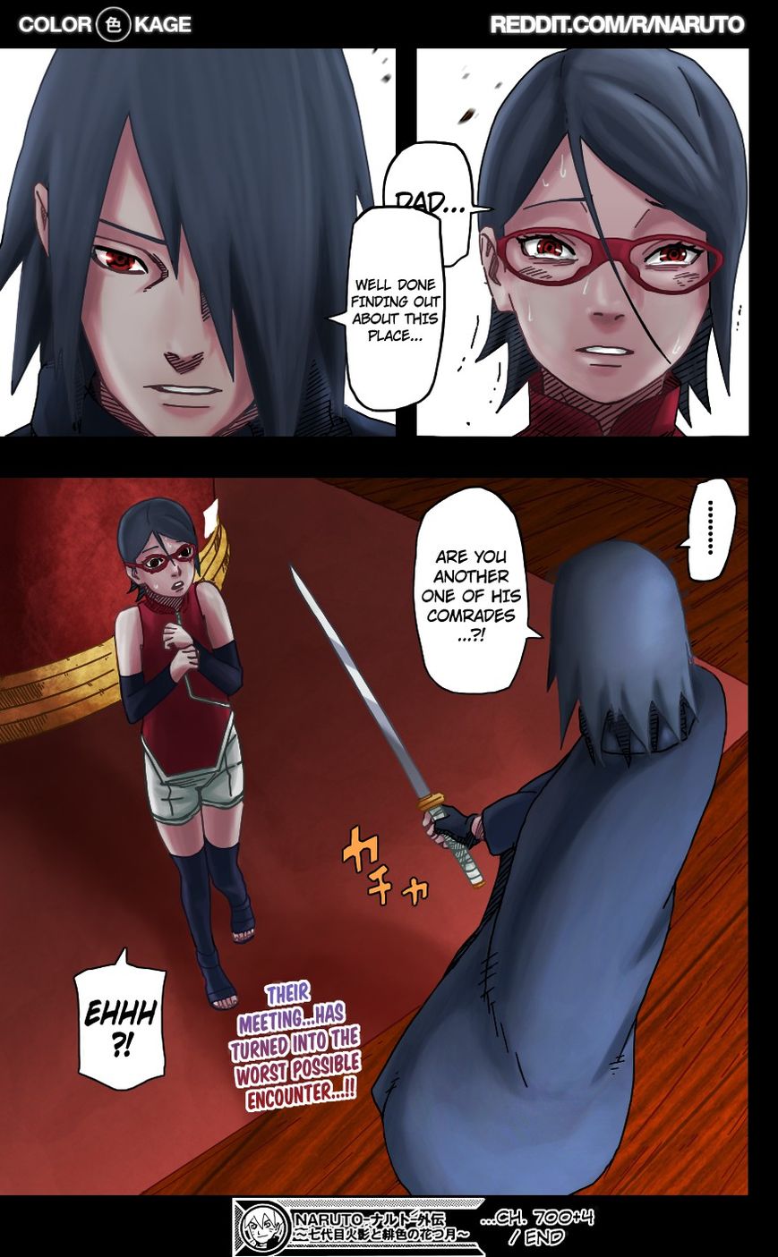 Naruto Gaiden: The Seventh Hokage Chapter 4.1 page 20 - Chapter 4.1 : Chance Meeting 2 (Full Color Version)
