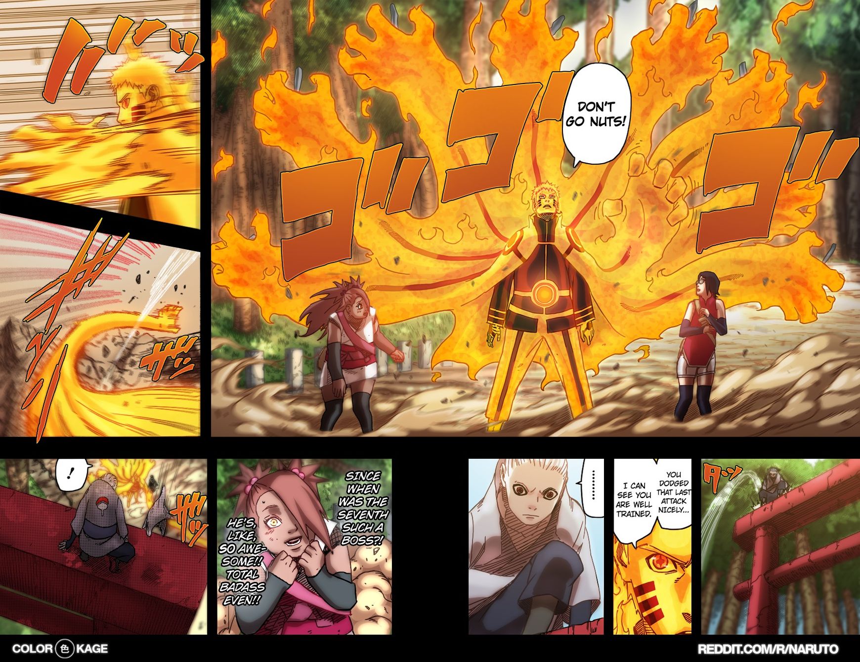 Naruto Gaiden: The Seventh Hokage Chapter 4.1 page 6 - Chapter 4.1 : Chance Meeting 2 (Full Color Version)