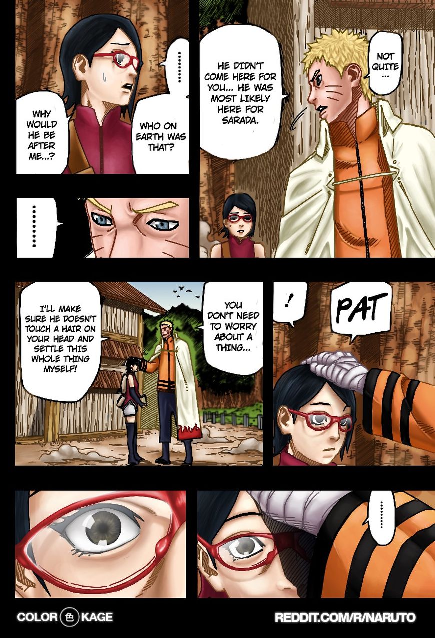 Naruto Gaiden: The Seventh Hokage Chapter 4.1 page 9 - Chapter 4.1 : Chance Meeting 2 (Full Color Version)