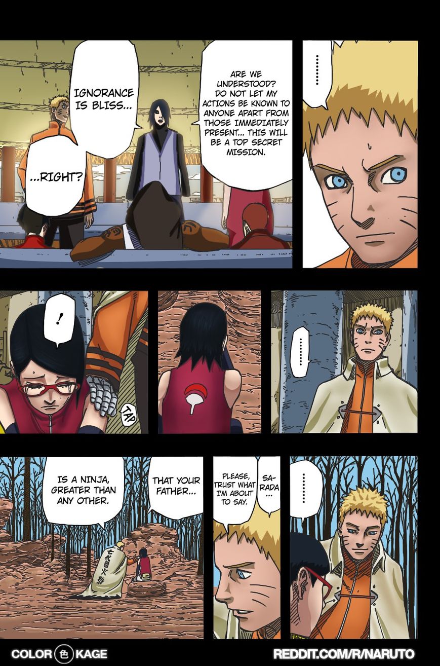 Naruto Gaiden: The Seventh Hokage Chapter 5.1 page 14 - Chapter 5.1 : The World To Come (Full Color Version)