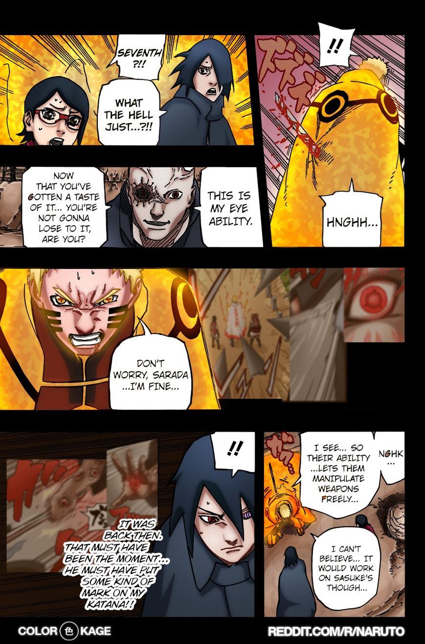 Naruto Gaiden: The Seventh Hokage Chapter 6.1 page 10 - Chapter 6.1 : Unevolving Species(Full Color Version)