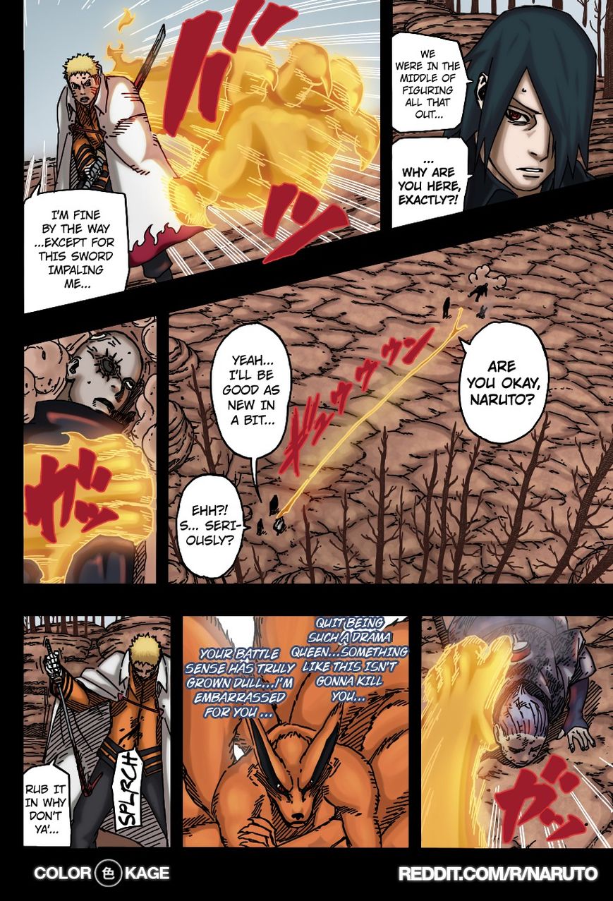 Naruto Gaiden: The Seventh Hokage Chapter 6.1 page 15 - Chapter 6.1 : Unevolving Species(Full Color Version)