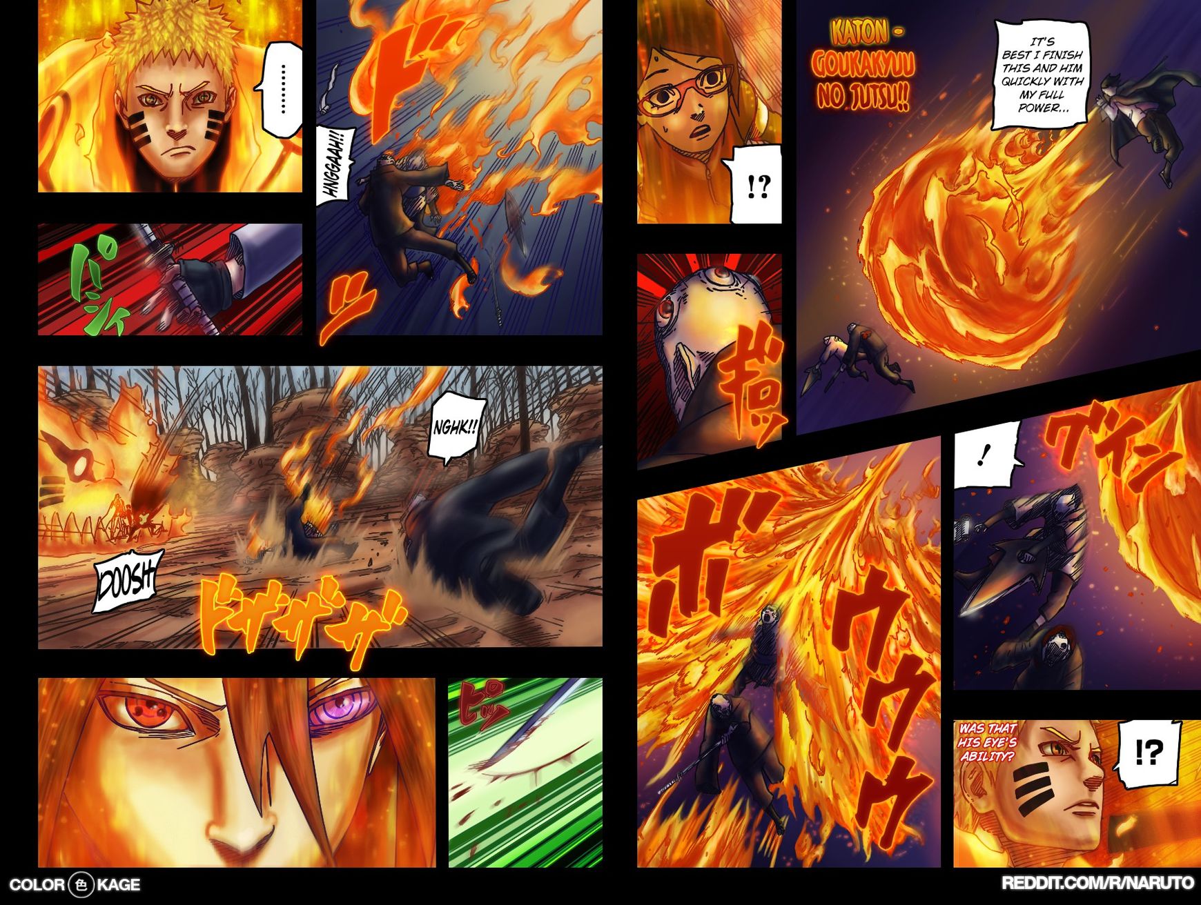 Naruto Gaiden: The Seventh Hokage Chapter 6.1 page 6 - Chapter 6.1 : Unevolving Species(Full Color Version)