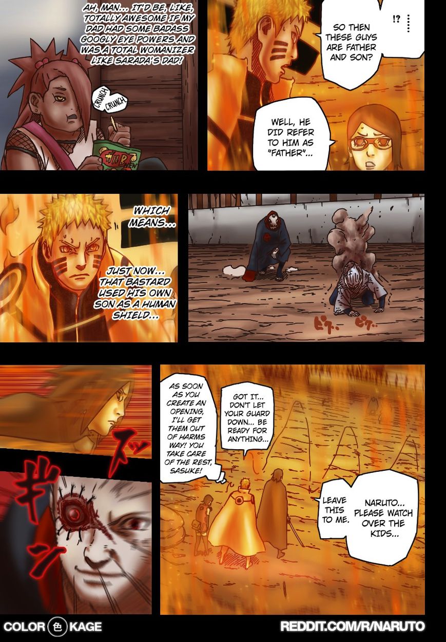 Naruto Gaiden: The Seventh Hokage Chapter 6.1 page 8 - Chapter 6.1 : Unevolving Species(Full Color Version)