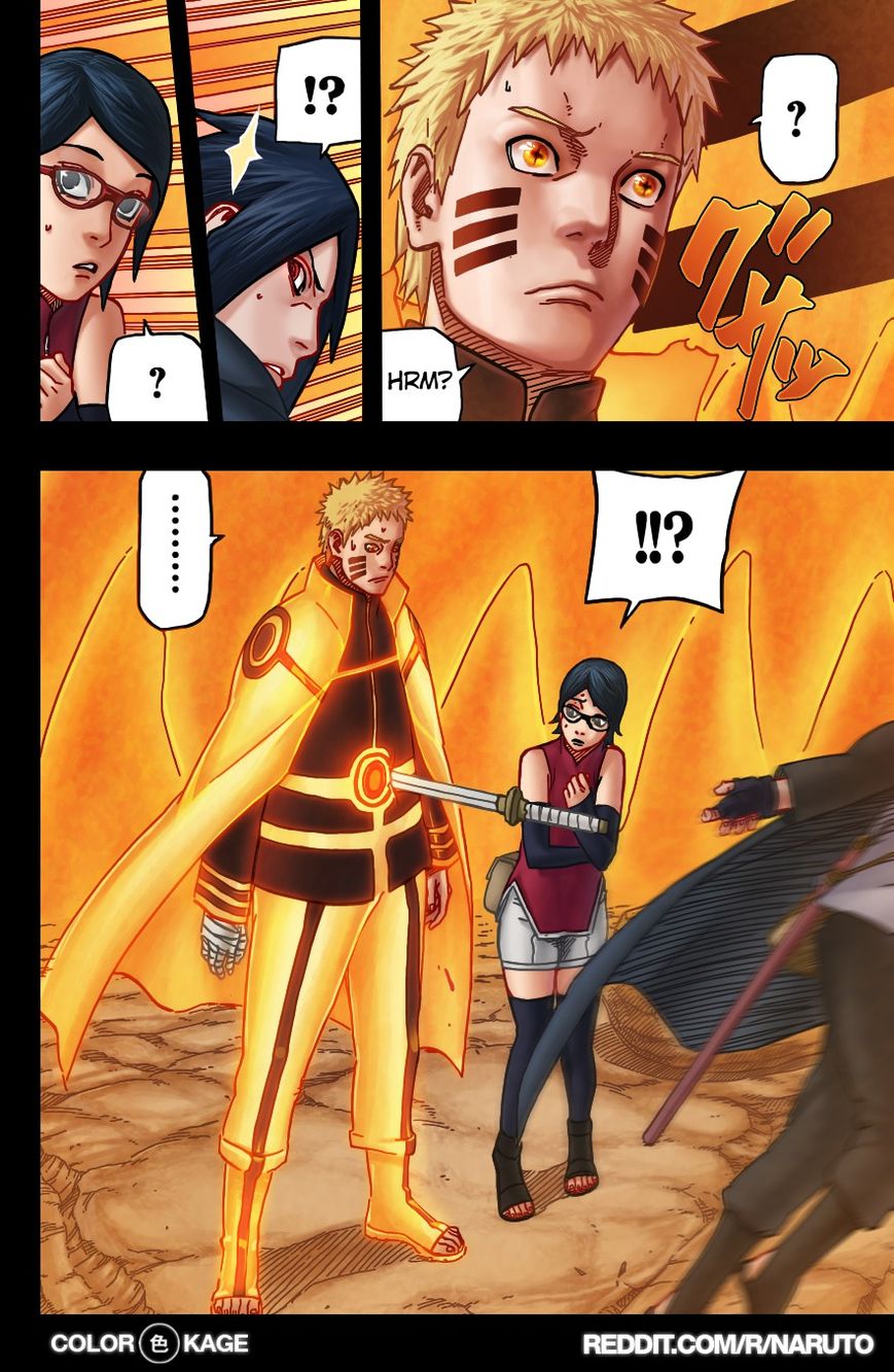 Naruto Gaiden: The Seventh Hokage Chapter 6.1 page 9 - Chapter 6.1 : Unevolving Species(Full Color Version)
