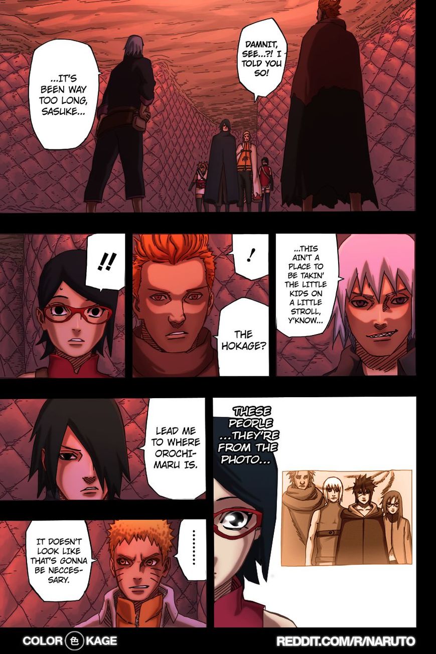 Naruto Gaiden: The Seventh Hokage Chapter 7.1 page 11 - Chapter 7.1 : Genetic Slaves(Full Color Version)