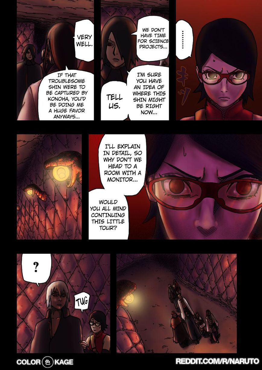 Naruto Gaiden: The Seventh Hokage Chapter 7.1 page 16 - Chapter 7.1 : Genetic Slaves(Full Color Version)