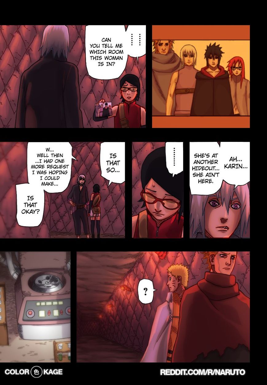 Naruto Gaiden: The Seventh Hokage Chapter 7.1 page 17 - Chapter 7.1 : Genetic Slaves(Full Color Version)