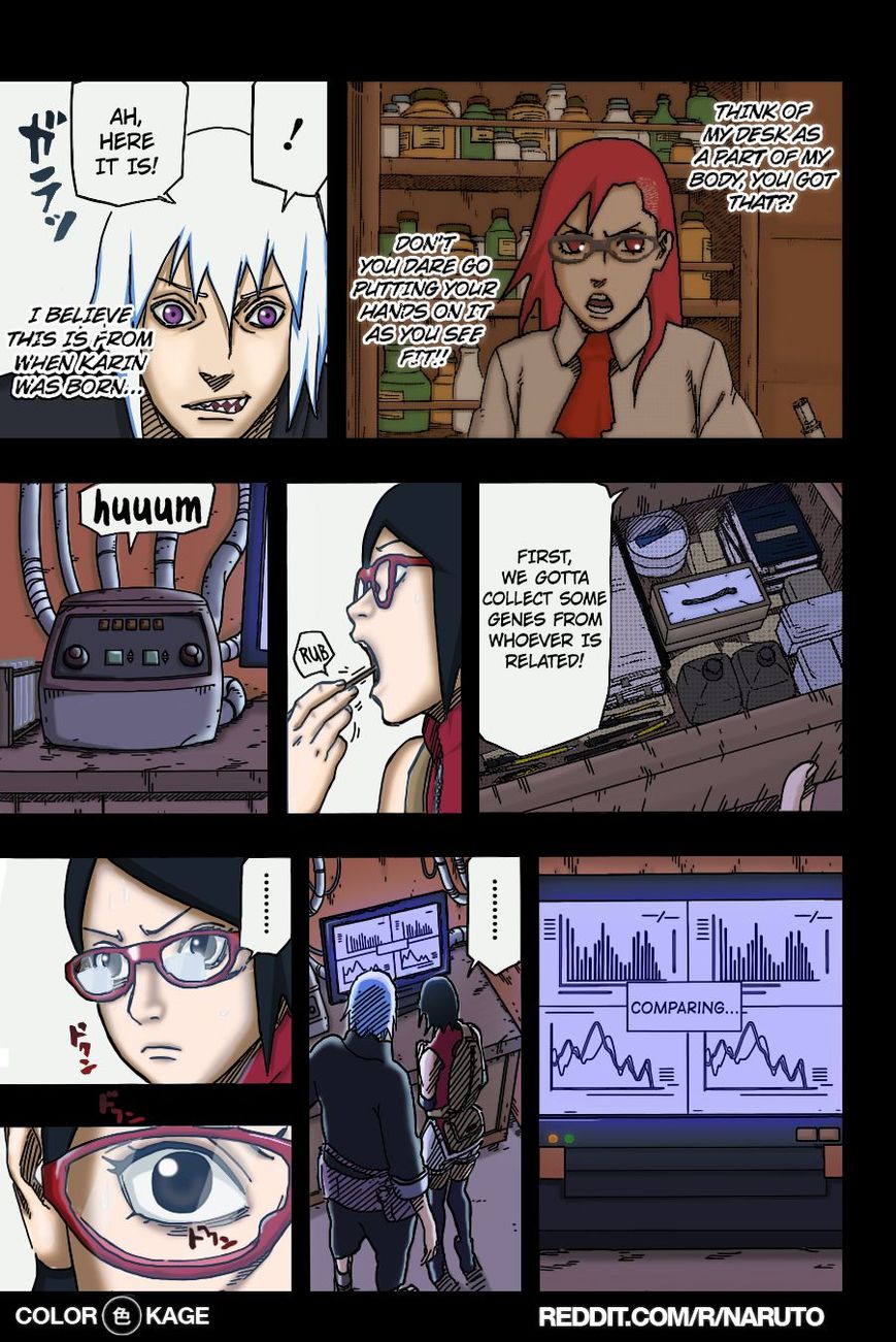 Naruto Gaiden: The Seventh Hokage Chapter 7.1 page 19 - Chapter 7.1 : Genetic Slaves(Full Color Version)