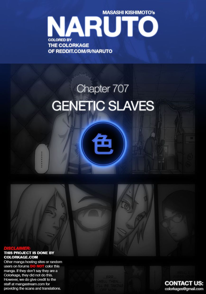 Naruto Gaiden: The Seventh Hokage Chapter 7.1 page 2 - Chapter 7.1 : Genetic Slaves(Full Color Version)