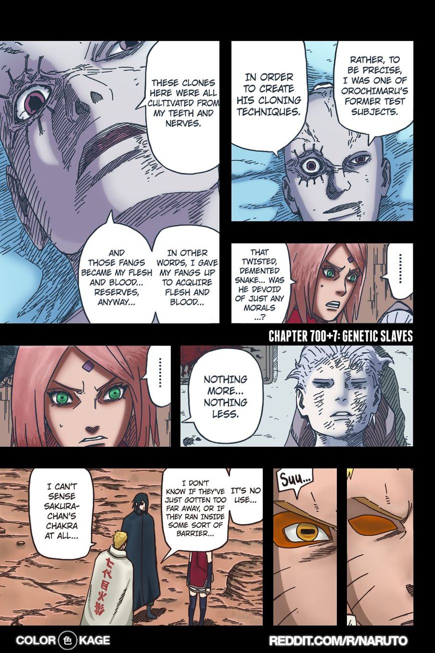 Naruto Gaiden: The Seventh Hokage Chapter 7.1 page 5 - Chapter 7.1 : Genetic Slaves(Full Color Version)