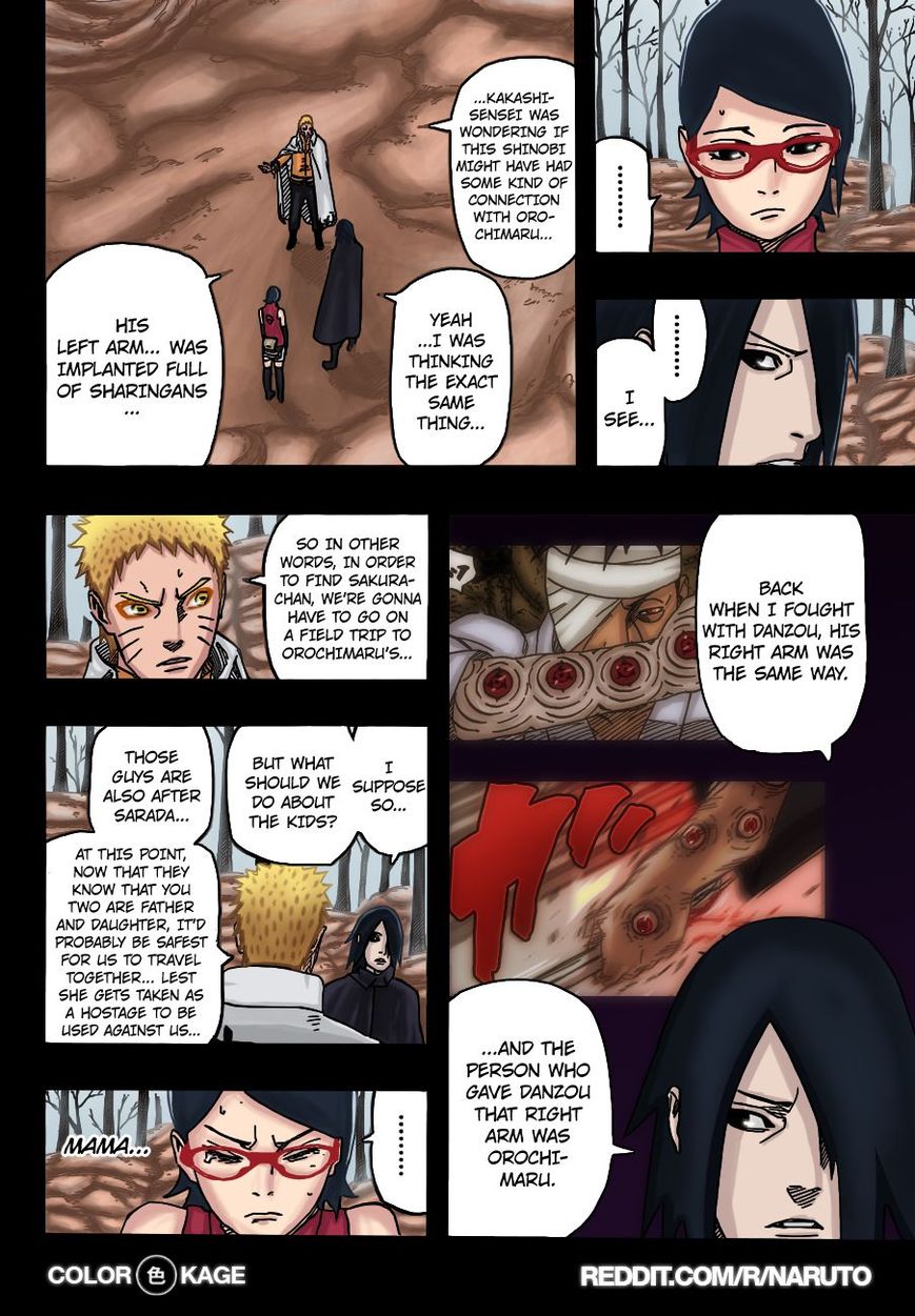 Naruto Gaiden: The Seventh Hokage Chapter 7.1 page 6 - Chapter 7.1 : Genetic Slaves(Full Color Version)