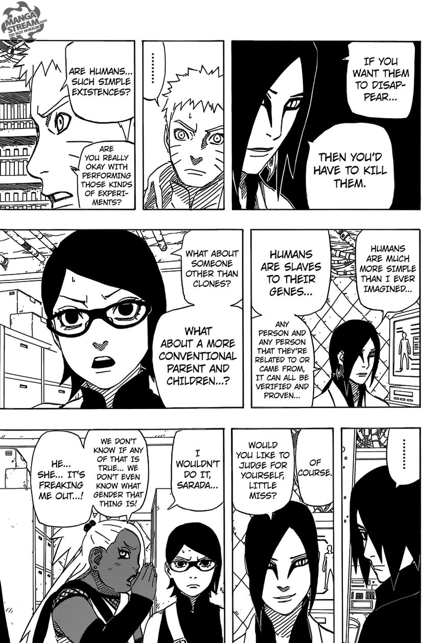 Naruto Gaiden: The Seventh Hokage Chapter 7 page 15 - Chapter 7 : Genetic Slaves