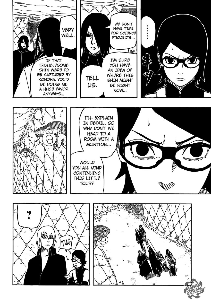 Naruto Gaiden: The Seventh Hokage Chapter 7 page 16 - Chapter 7 : Genetic Slaves