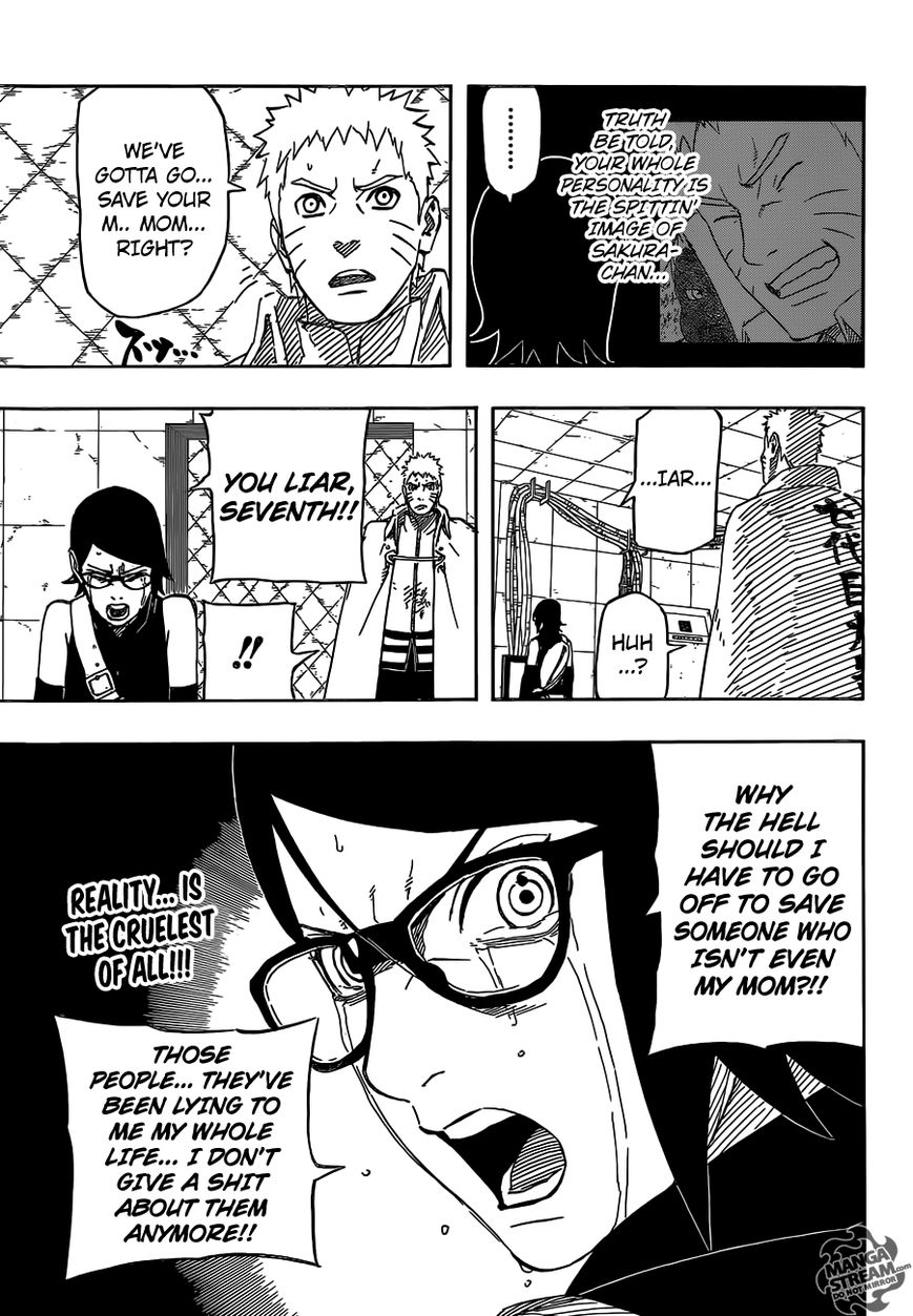 Naruto Gaiden: The Seventh Hokage Chapter 7 page 23 - Chapter 7 : Genetic Slaves