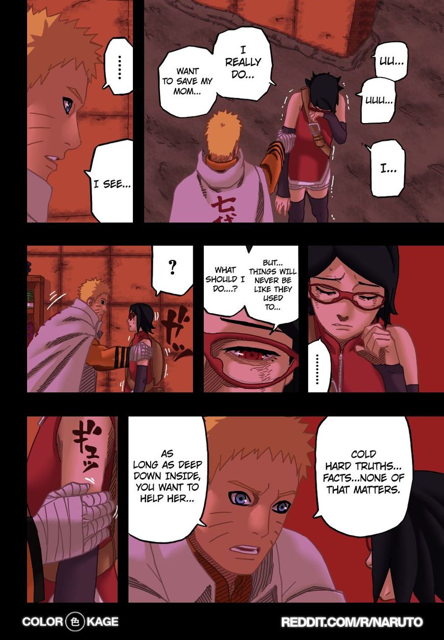 Naruto Gaiden: The Seventh Hokage Chapter 8.1 page 16 - Chapter 8.1 : The Real Thing (Full Color Version)