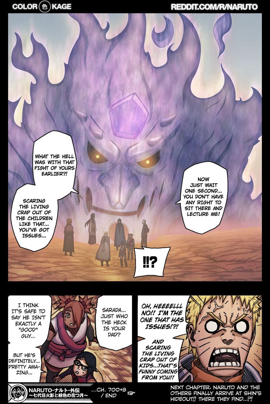 Naruto Gaiden: The Seventh Hokage Chapter 8.1 page 20 - Chapter 8.1 : The Real Thing (Full Color Version)