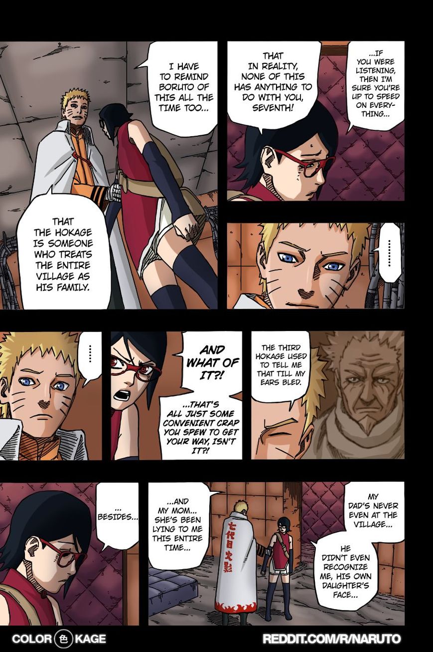 Naruto Gaiden: The Seventh Hokage Chapter 8.1 page 5 - Chapter 8.1 : The Real Thing (Full Color Version)