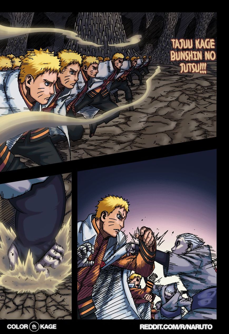 Naruto Gaiden: The Seventh Hokage Chapter 9.1 page 14 - Chapter 9.1 : I Will Protect You (Full Color Version)