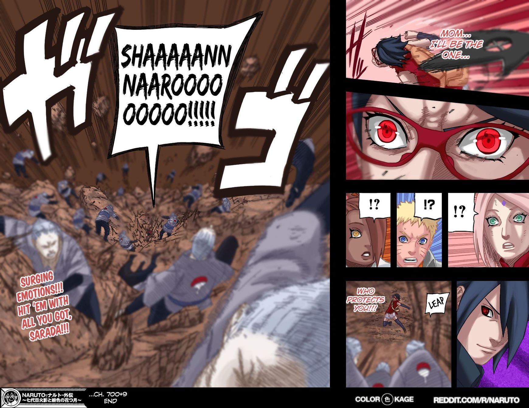 Naruto Gaiden: The Seventh Hokage Chapter 9.1 page 19 - Chapter 9.1 : I Will Protect You (Full Color Version)