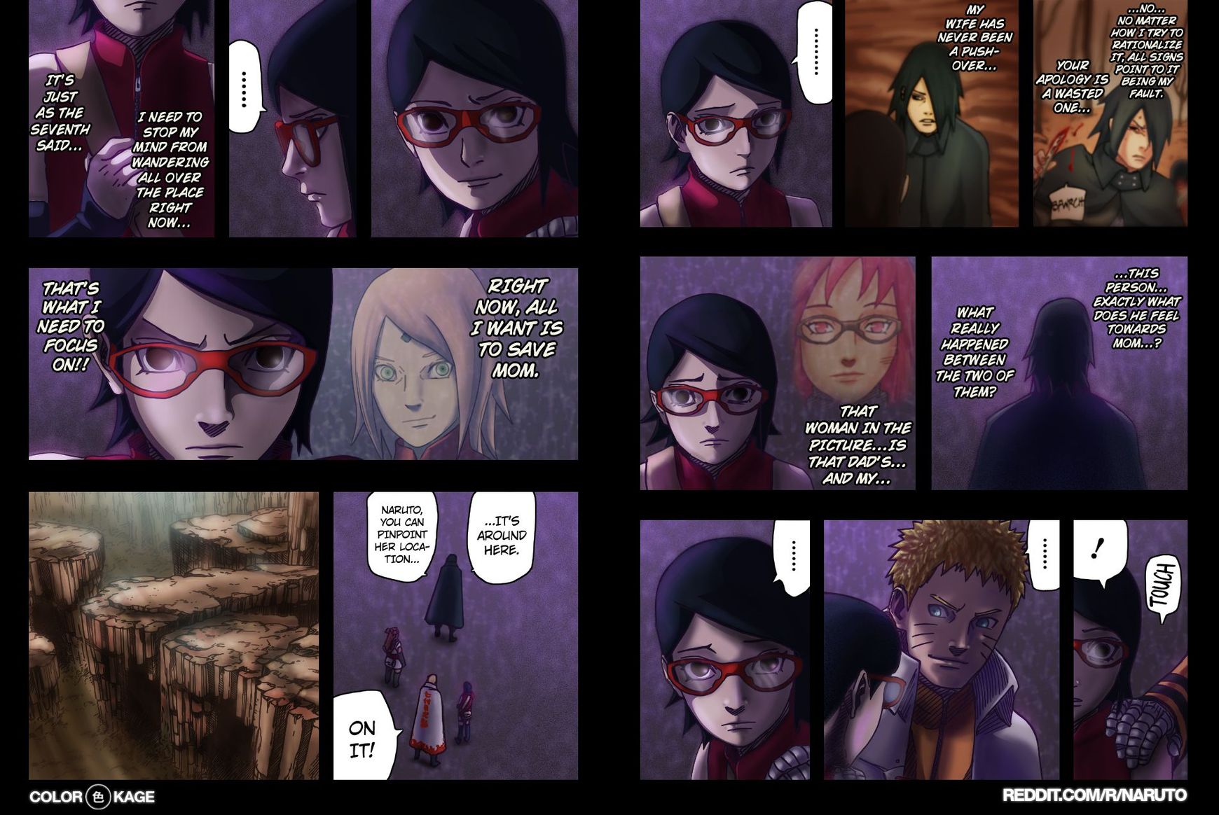 Naruto Gaiden: The Seventh Hokage Chapter 9.1 page 5 - Chapter 9.1 : I Will Protect You (Full Color Version)