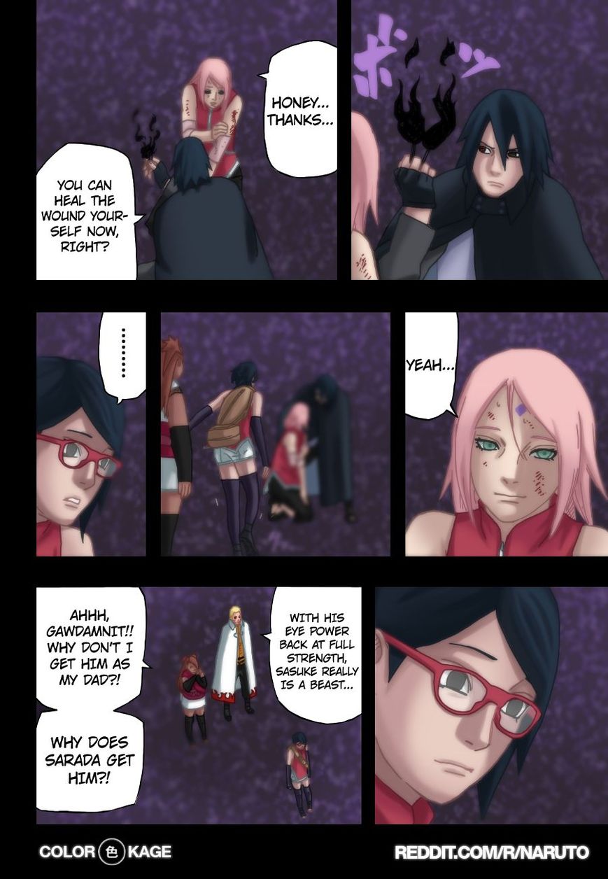 Naruto Gaiden: The Seventh Hokage Chapter 9.1 page 9 - Chapter 9.1 : I Will Protect You (Full Color Version)
