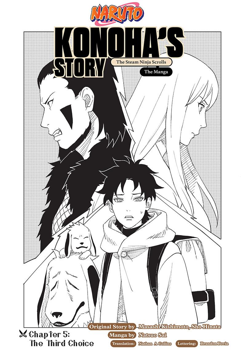 Naruto: Konoha's Story - The Steam Ninja Scrolls: The Manga Chapter 5 page 1 - Chapter 5