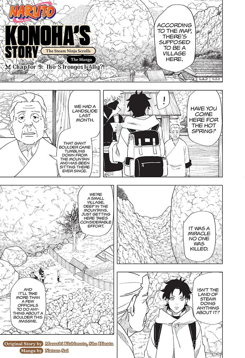 Naruto: Konoha's Story - The Steam Ninja Scrolls: The Manga Chapter 9 page 1 - Chapter 9